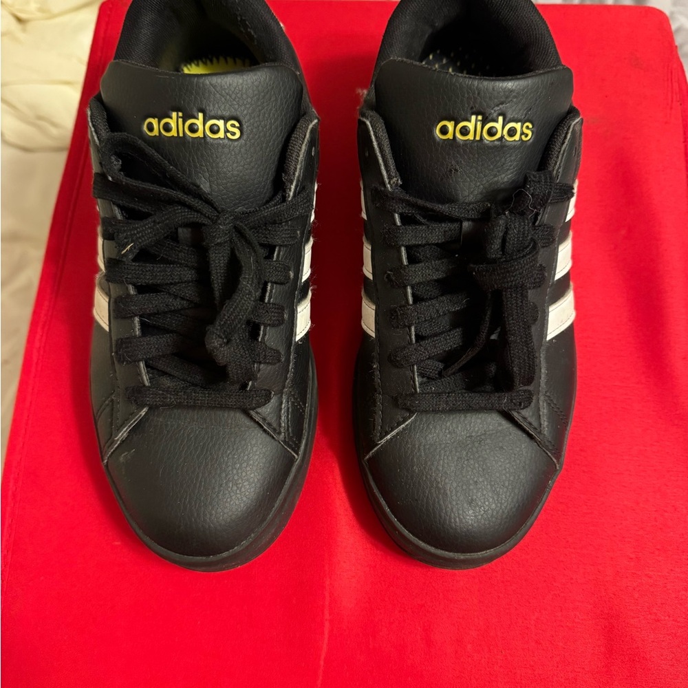 Adidas Black and White Casual Sneakers